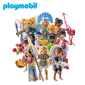 款式隨機 playmobil 摩比人 人偶包 女生人物 人偶抽抽包 組合玩具707338