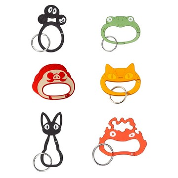 【日本 GBL 】吉卜力限定 宮崎駿 合金登山扣 登山鉤 鑰匙圈 龍貓公車 紅豬 千尋青蛙 卡西法  鑰匙鏈 吉卜力吊飾