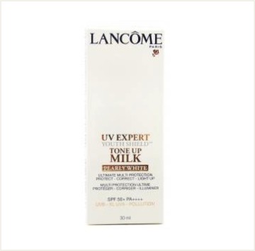 潼漾小舖 lancome 蘭蔻 超輕盈uv(珍珠白)提亮素顏霜 30ml