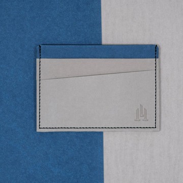 LOGINHEART｜全防護屏蔽感應卡夾 雲朵灰藍 名片夾 5卡層皆受屏蔽 防盜刷 防消磁 台灣製造獨家精品