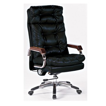 obis雷根大型黑皮辦公椅/電腦椅