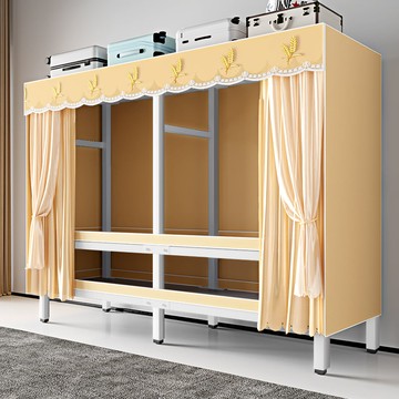 簡易衣櫃家用臥室布衣櫃出租房收納神器免安裝折疊衣櫥櫃子收納櫃