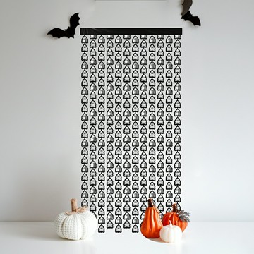 小幽靈門簾 萬聖節佈置 雨絲門簾 雨絲簾 派對裝飾 背景牆 背景簾 拍照道具【BlueCat】【HW0413】