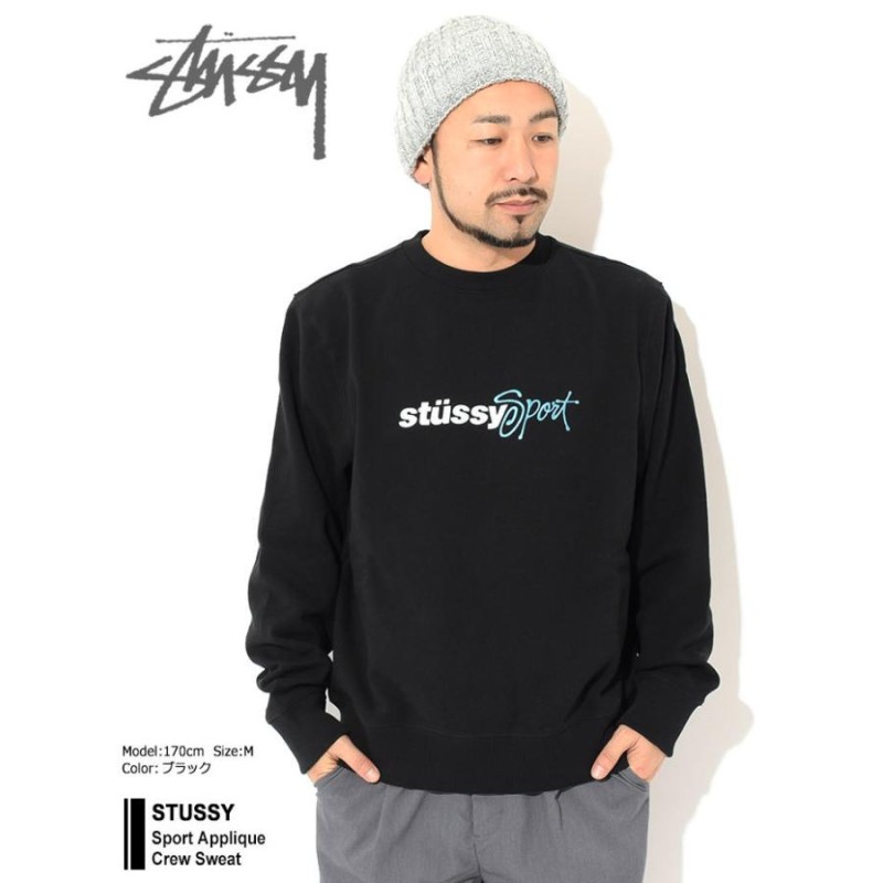 ステューシー トレーナー STUSSY メンズ Sport Applique ( crew sweat