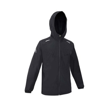 HODARLA 炙焰二代男女防潑水平織外套-抗UV 台灣製 上衣 3173701 黑