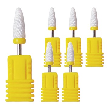 美甲陶瓷打磨頭  05 極細磨紋玉米頭  6個