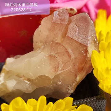 粉紅列木里亞水晶晶簇220628-17號 Pink Lemuria Crystal Cluster ~攜帶修補被破壞的陰性能量的編碼