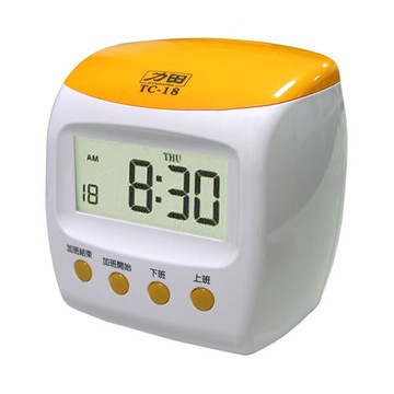 力田 4欄位 微電腦打卡鐘 /台 TC-18｜領券最高折$220