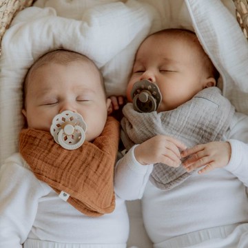 丹麥BIBS Bandana Bib有機棉圍兜 - 嬰兒藍