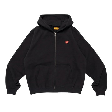 CLASSIC ZIP-UP SWEAT HOODIE BLACK
