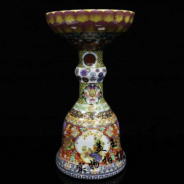 古玩收藏古瓷器花瓶 景德鎮陶瓷明清瓷器花瓶 粉彩琺瑯彩花瓶擺件