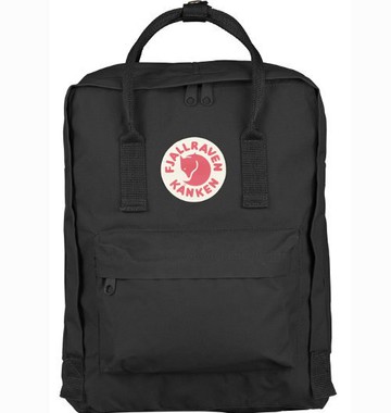 ├登山樂┤瑞典Fjallraven Kanken 復古後背包 方型書包-黑 # FR23510-550