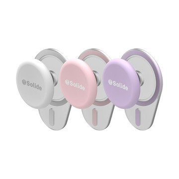 solide 索力得 HANDY POP 磁吸氣囊支架白色