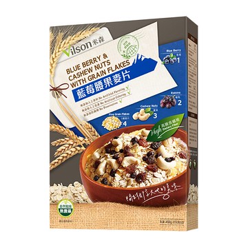米森 藍莓腰果麥片 450g/盒(另有3盒特惠)