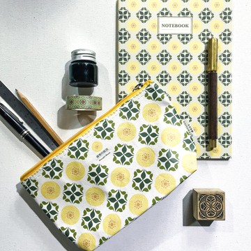 Sunny Bag - 捲毛力卡 多功能棉布文具袋/化妝包 - 優維綻放