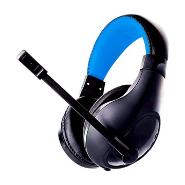 Hawk 浩客 頭戴電競耳機麥克風 G1500  03-HGE1500BB  藍色 + 黑色