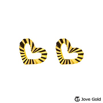 Jove gold 愛相約黃金耳環