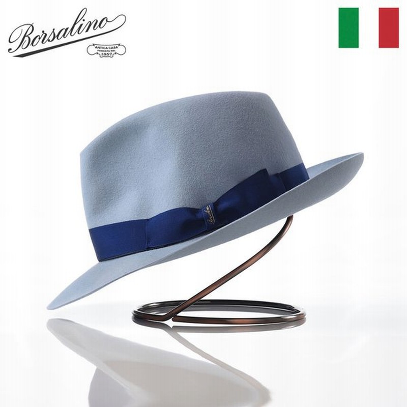 Borsalino 中折れハット フェルトハット メンズ 春夏 秋冬 軽量 薄手 フォーマル シンプル 50 Grams チンクァンタグランミ ライトブルー ギフト 通販 Lineポイント最大0 5 Get Lineショッピング