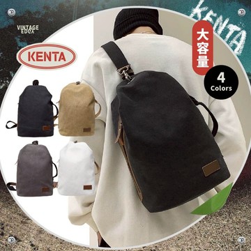 帆布側拉鍊單肩包 男生中性雙肩包 防潑水大容量 通勤上課旅行皆可用 健太選物⋆˖°