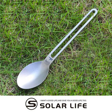 鎧斯Keith Ti5313 純鈦輕量環保長柄湯匙.戶外居家野外露營無毒防腐蝕耐高低溫可掛式長柄大口徑舀湯大圓湯匙