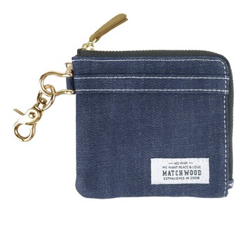 Matchwood Zip 拉鍊短夾 原色丹寧款 官方賣場