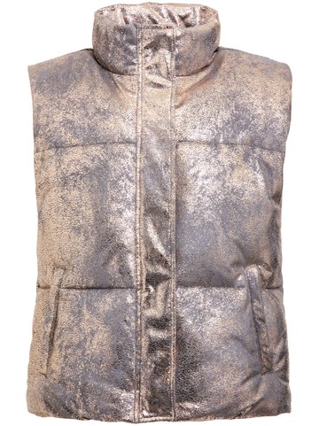 Unreal Fur - Painted Lady padded gilet - women - Polyester/Polyester - XS - Grey
