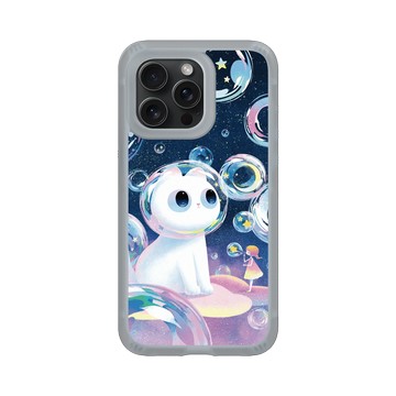 iPhone 15 Pro Max AirX 流變灰 - Little Oil Art 小油画 - 泡泡宇宙