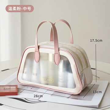 化妝包 洗漱包 旅行化妝包 乾濕分離洗漱包化妝包女便攜大容量旅行收納袋游泳洗澡防水2023款『xy17074』