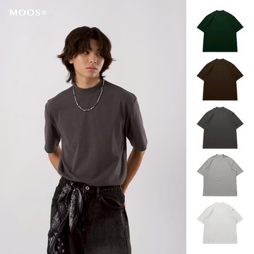 【KOREA MOOS 現貨】基本素面多色彈力短袖上衣
