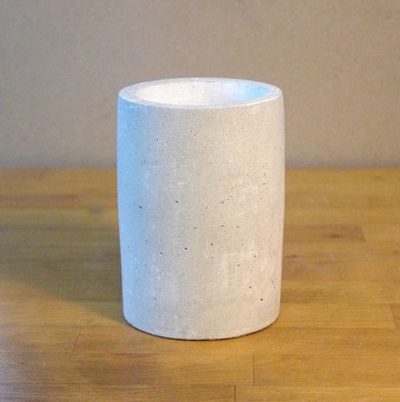 極簡小圓水泥花器