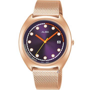 ALBA 雅柏 霓虹時尚米蘭帶錶(VJ32-X304K)AG8K42X1