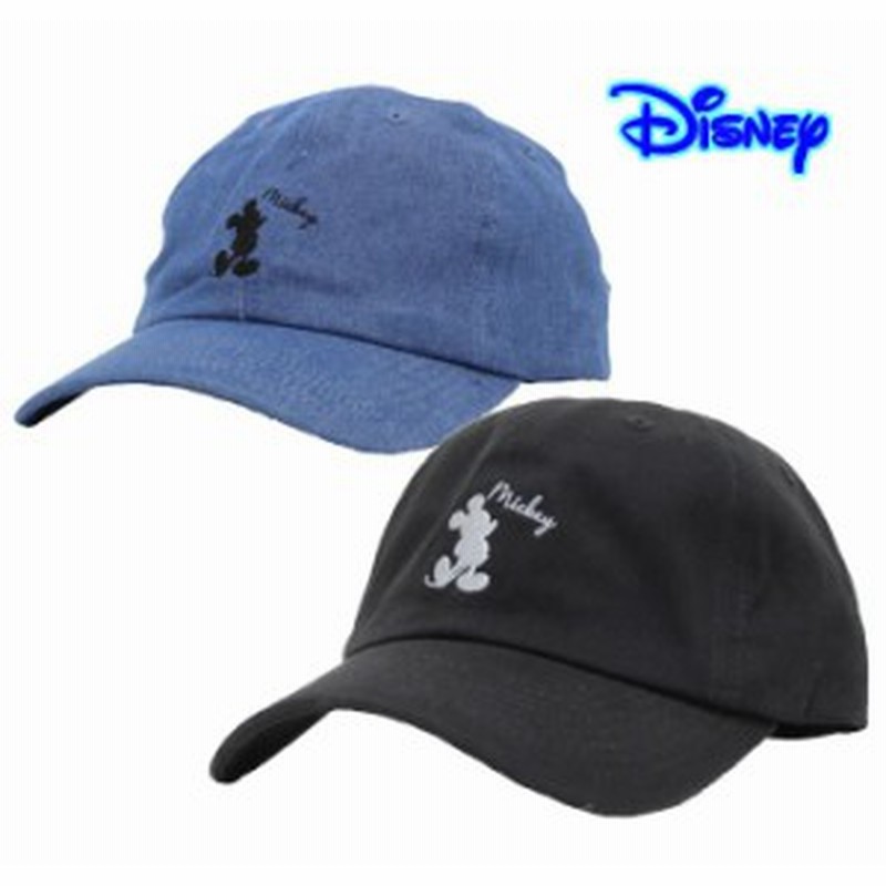 ミッキーマウス キャップ 帽子 メンズ レディース ディズニー ミッキー Mickeyシルエットローキャップ Exas 通販 Lineポイント最大1 0 Get Lineショッピング