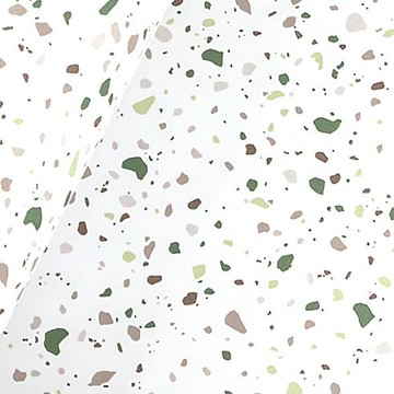 【出清品】7_防水自黏壁紙 仿復古花磚紋路, 水磨石, 60 x 300cm, 1kg, 1捲