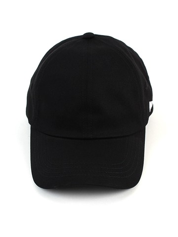 Back Logo Cotton Ballcap_Black