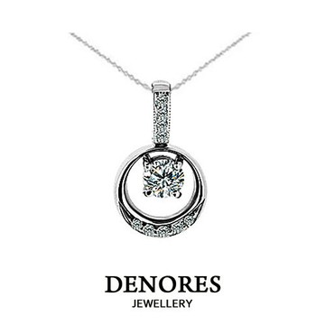 DENORES 感性圓融GIA D／VS2／0.50克拉美鑽鍊