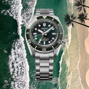 SEIKO 精工 Prospex 1968 Heritage GMT 300米潛水陶瓷機械錶-42mm綠_SK040 6R54-00P0G/HBC001J1