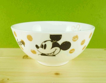 【震撼精品百貨】Micky Mouse 米奇/米妮  飯碗-圓點 震撼日式精品百貨
