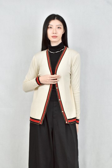 (S) gucci杏色針織外套