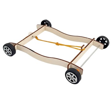 🌈DIY 橡皮筋小車 手工DIY科技小製作小學幼兒園實驗回力車材料發明推薦