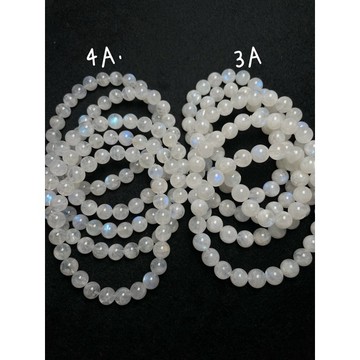 【Rich手作】月光石手鍊 3A 4A 月光石 月光 印度料 手珠 手串 圓珠 水晶 藍月光 現貨在台 月亮石