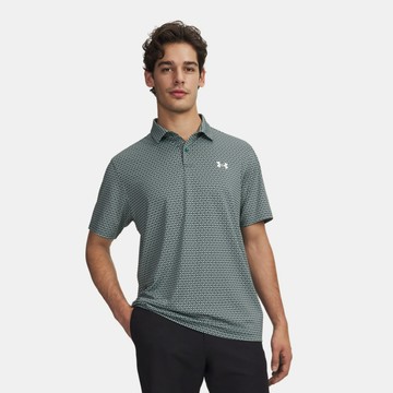 【UNDER ARMOUR】男 Matchplay 印花短POLO  6009800-477