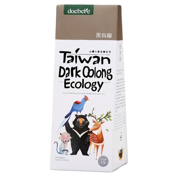 daebete 茶米茶 自然生態 黑烏龍茶包 炭焙香氣 濃郁熟香 三角茶包  3g  15包  1盒