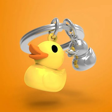 【Hook's】Metalmorphose 比利時鑰匙圈( 小黃鴨 )