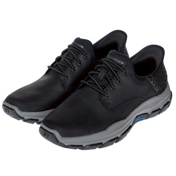 SKECHERS 男鞋 休閒系列 休閒鞋 瞬穿舒適科技 RESPECTED - 205201BLK