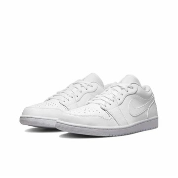 S.G NIKE Nike Air Jordan 1 Low 休閒鞋 553558-136 男 全白 復古鞋 運動鞋