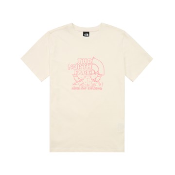 The North Face W TNF ESSENTIAL CAMP REGULAR SS TEE GRAP 女 短袖上衣 NF0A8GXEQLI