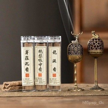 🔥臺灣爆火🔥福鹿鏤空 香薰爐 香道無粘粉 祥雲 小香爐 配件室內高腳爐 辦公 茶室 擺件 FSRF