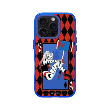 iPhone 16 Pro Clear 激光藍 - Joker - 小丑女 - 棋盤風格
