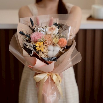 【閒暇人花藝設計】love u 系列康乃馨花束  櫻花粉永生康乃馨 / 母親節花束 母親節禮物