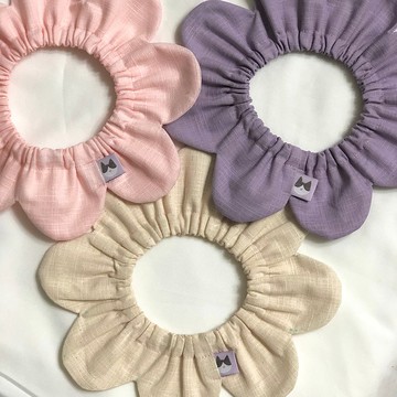 阿幻家 大腸花圈-純色夢幻花 手工特製寵物項圈